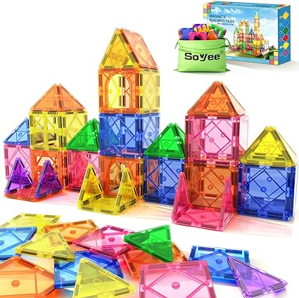 Toddler Magnetic Building Blocks Toys Games Sensory Toys